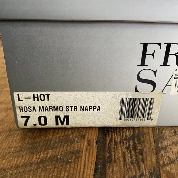 Franco Sarto Rosa Marmo Faux Leather Heeled Boots - Size 7 - Picture 9 of 16